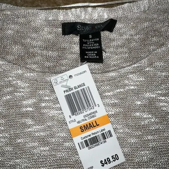 Style & co cardigan size S - Picture 3 of 5